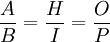 /frac{A}{B}=/frac{H}{I}=/frac{O}{P}