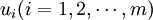 u_i(i=1,2,/cdots,m)
