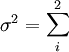 /sigma^2=/sum_{i}^2