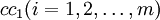 cc_1(i=1,2,/ldots,m)