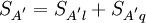 S_{A^'}=S_{A^'l}+S_{A^'q}