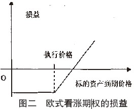 欧式看涨期权的损益
